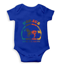 Load image into Gallery viewer, Horses Kids Romper For Baby Boy/Girl-0-5 Months(18 Inches)-Royal Blue-Ektarfa.online
