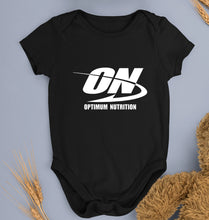 Load image into Gallery viewer, optimum nutrition (ON) Kids Romper For Baby Boy/Girl-0-5 Months(18 Inches)-Black-Ektarfa.online
