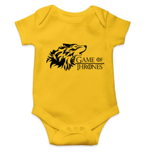 Load image into Gallery viewer, GOT Game Of Thrones Winter Coming Kids Romper For Baby Boy/Girl-0-5 Months(18 Inches)-Yellow-Ektarfa.online
