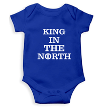 Load image into Gallery viewer, GOT Game Of Thrones King In The North Kids Romper For Baby Boy/Girl-0-5 Months(18 Inches)-Royal Blue-Ektarfa.online
