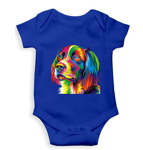 Dog Kids Romper For Baby Boy/Girl-Royal blue-Ektarfa.online