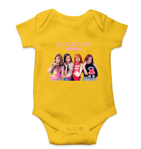 BLACKPINK Kids Romper For Baby Boy/Girl-Yellow-Ektarfa.online