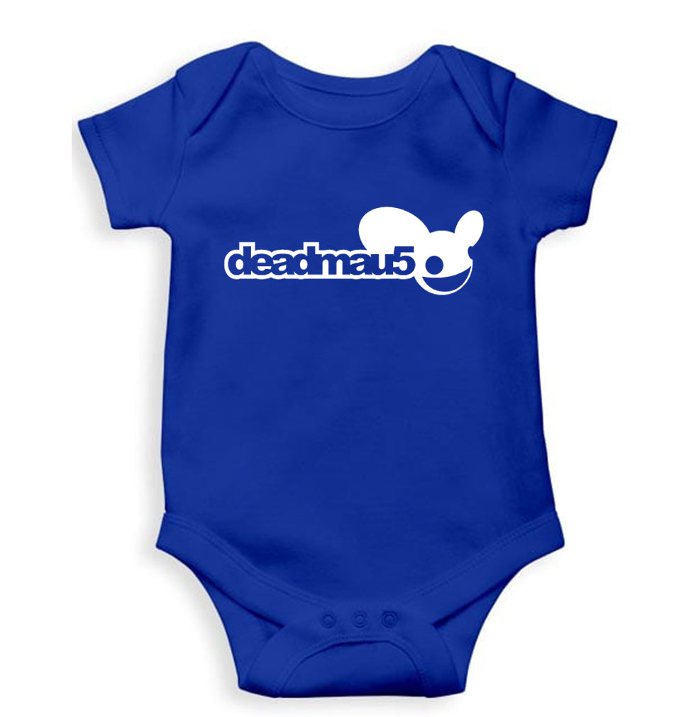 Deadmau5 Kids Romper For Baby Boy/Girl-Royal Blue-Ektarfa.online