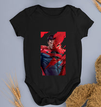 Load image into Gallery viewer, Superman Superhero Kids Romper For Baby Boy/Girl-0-5 Months(18 Inches)-Black-Ektarfa.online
