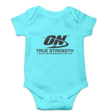 Load image into Gallery viewer, optimum nutrition Kids Romper For Baby Boy/Girl-0-5 Months(18 Inches)-Sky Blue-Ektarfa.online
