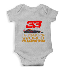 Load image into Gallery viewer, Max Verstappen F1 World Championship Kids Romper For Baby Boy/Girl-0-5 Months(18 Inches)-Grey-Ektarfa.online
