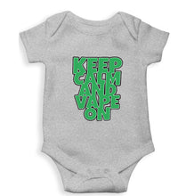 Load image into Gallery viewer, keep calm and vape on Kids Romper For Baby Boy/Girl-Grey-Ektarfa.online
