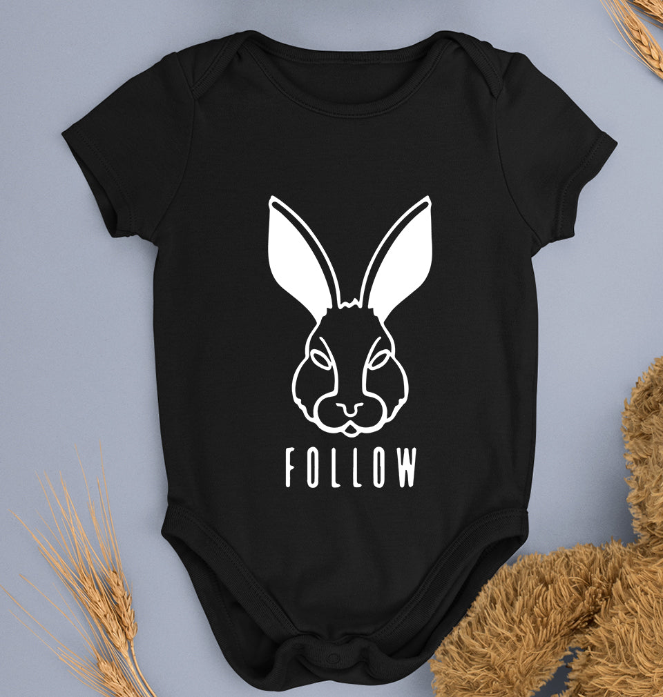 Rabbit Bunny Kids Romper For Baby Boy/Girl-Black-Ektarfa.online