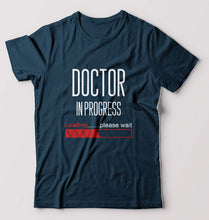 Load image into Gallery viewer, Doctor in progress T-Shirt for Men-Petrol Blue-Ektarfa.online
