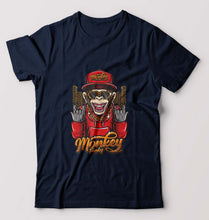 Load image into Gallery viewer, Hip Hop Monkey T-Shirt for Men-Navy Blue-Ektarfa.online
