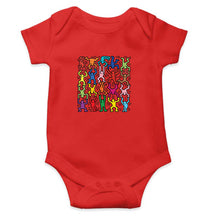 Load image into Gallery viewer, Keith Haring Funny Kids Romper For Baby Boy/Girl-0-5 Months(18 Inches)-RED-Ektarfa.online
