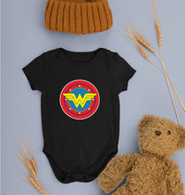 Load image into Gallery viewer, Wonder Woman Superhero Kids Romper Kids Romper For Baby Boy/Girl-Black-Ektarfa.online
