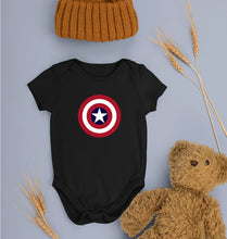 Load image into Gallery viewer, Captain America Kids Romper Kids Romper For Baby Boy/Girl-0-5 Months(18 Inches)-Black-Ektarfa.online
