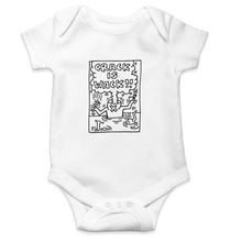 Load image into Gallery viewer, Keith Haring Kids Romper For Baby Boy/Girl-0-5 Months(18 Inches)-White-Ektarfa.online
