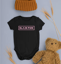 Load image into Gallery viewer, Black Pink Kpop Kids Romper Kids Romper For Baby Boy/Girl-0-5 Months(18 Inches)-Black-Ektarfa.online
