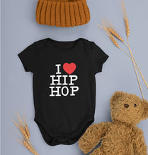 Load image into Gallery viewer, I Love Hip Hop Kids Romper For Baby Boy/Girl-0-5 Months(18 Inches)-Black-Ektarfa.online
