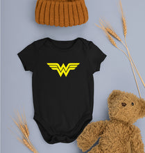 Load image into Gallery viewer, Wonder Woman Superhero Kids Romper Kids Romper For Baby Boy/Girl-0-5 Months(18 Inches)-Black-Ektarfa.online
