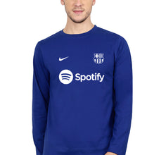 Load image into Gallery viewer, Barcelona 2022-23 Full Sleeves T-Shirt for Men-Royal Blue-Ektarfa.online

