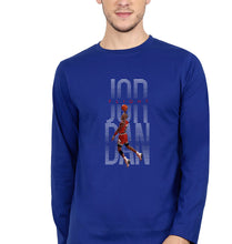 Load image into Gallery viewer, Michael Jordan Full Sleeves T-Shirt for Men-Royal blue-Ektarfa.online
