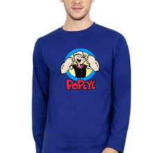 Load image into Gallery viewer, Popeye Full Sleeves T-Shirt for Men-Royal Blue-Ektarfa.online
