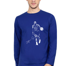 Load image into Gallery viewer, Michael Jordan Full Sleeves T-Shirt for Men-Royal blue-Ektarfa.online
