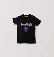 Load image into Gallery viewer, Deep Purple T-Shirt for Boy/Girl-Black-Ektarfa.online
