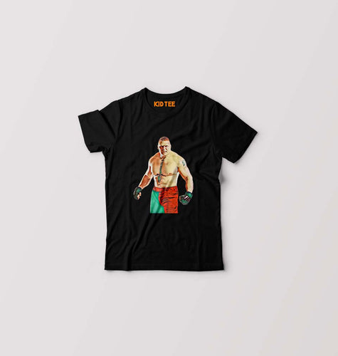 Brock Lesnar (WWE) Kids T-Shirt for Boy/Girl-Black-Ektarfa.online