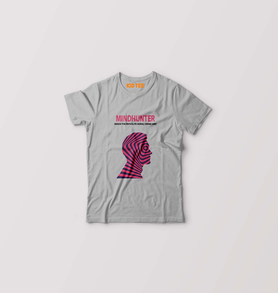 Mindhunter Kids T-Shirt for Boy/Girl-Grey-Ektarfa.online