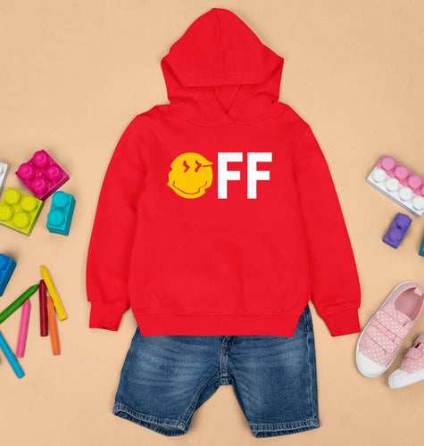Emoji Off Kids Hoodie for Boy/Girl-RED-Ektarfa.online