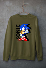 Load image into Gallery viewer, Sonic Unisex Sweatshirt for Men/Women-Olive Green-Ektarfa.online
