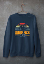 Load image into Gallery viewer, Drummer Dad Unisex Sweatshirt for Men/Women-Navy blue-Ektarfa.online

