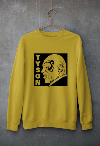 Mike Tyson Unisex Sweatshirt for Men/Women-Mustard yellow-Ektarfa.online
