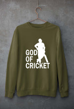 Load image into Gallery viewer, Sachin Tendulkar God Unisex Sweatshirt for Men/Women-Olive Green-Ektarfa.online
