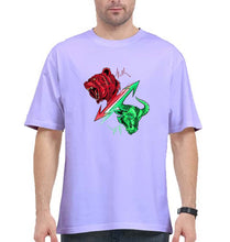 Load image into Gallery viewer, Share Market(Stock Market) Oversized T-Shirt for Men-Lavender-Ektarfa.online

