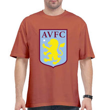 Load image into Gallery viewer, Aston Villa Oversized T-Shirt for Men-Coral-Ektarfa.online
