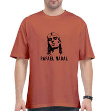 Load image into Gallery viewer, Rafael Nadal (RAFA) Oversized T-Shirt for Men-Coral-Ektarfa.online

