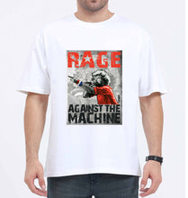 Load image into Gallery viewer, Rage Against The Machine Oversized T-Shirt for Men-White-Ektarfa.online
