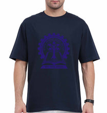 Load image into Gallery viewer, IIT Kharagpur Oversized T-Shirt for Men-Navy Blue-Ektarfa.online
