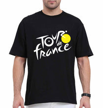 Load image into Gallery viewer, Tour de France Oversized T-Shirt for Men-Black-Ektarfa.online
