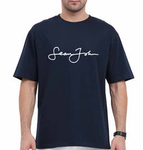 Load image into Gallery viewer, Sean John Oversized T-Shirt for Men-Navy Blue-Ektarfa.online
