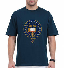Load image into Gallery viewer, University of Oxford Oversized T-Shirt for Men-Petrol Blue-Ektarfa.online
