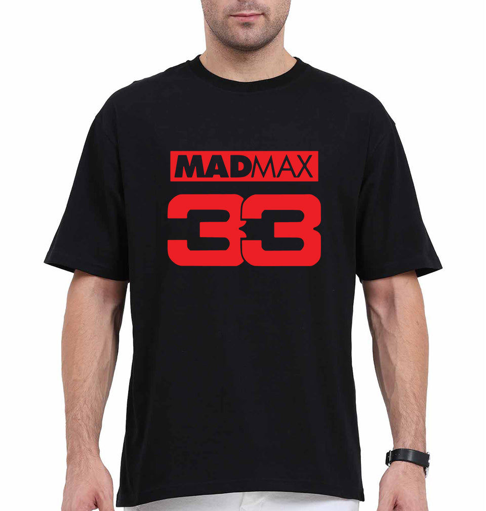 Max Verstappen Oversized T-Shirt for Men-Black-Ektarfa.online