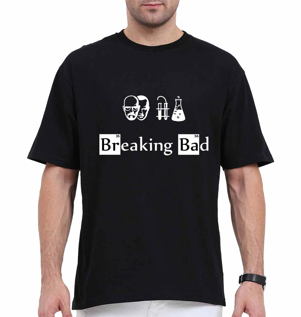 Breaking Bad Oversized T-Shirt for Men-Black-Ektarfa.online