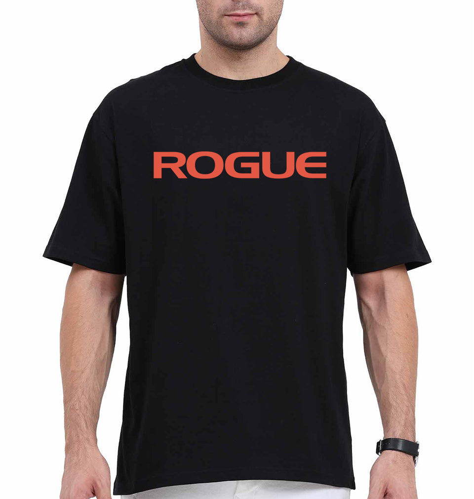 Rogue Oversized T-Shirt for Men-Black-Ektarfa.online