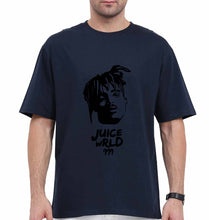 Load image into Gallery viewer, Juice WRLD Oversized T-Shirt for Men-Navy Blue-Ektarfa.online
