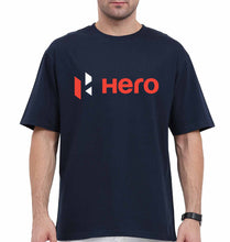 Load image into Gallery viewer, Hero MotoCorp Oversized T-Shirt for Men-Black-Ektarfa.online
