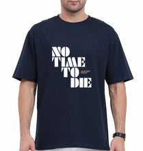 Load image into Gallery viewer, No Time To Die James Bond 007 Oversized T-Shirt for Men-Navy Blue-Ektarfa.online
