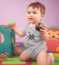 Load image into Gallery viewer, I Love Cricket Kids Romper For Baby Boy/Girl-Ektarfa.online
