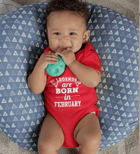 Load image into Gallery viewer, Legends are Born in February Kids Romper For Baby Boy/Girl-Ektarfa.online
