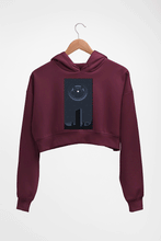 Load image into Gallery viewer, 2001 A Space Odyssey Crop HOODIE FOR WOMEN-Maroon-Ektarfa.online

